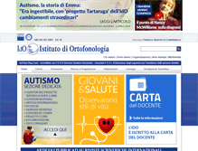 Tablet Screenshot of ortofonologia.it